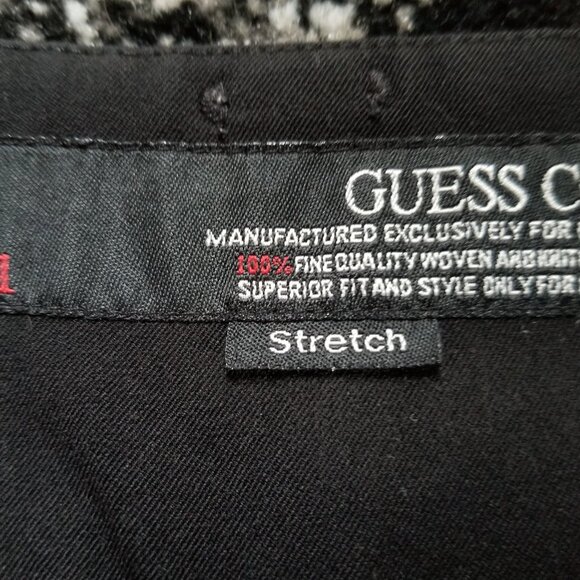 Guess Jeans 81 Stretch Straight Leg Black Work Pants: Size 24 - Picture 3 of 5